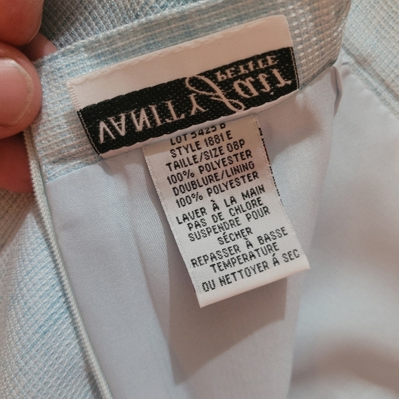 Vanity Fair Baby Blue Skirt Set 8P - Picture 3 of 7